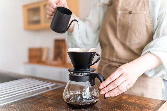 ドリップしている